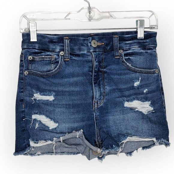 American Eagle Women's Curvy Hi Rise Shortie size 2 - Picture 1 of 6